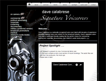 Tablet Screenshot of davecalabrese.com